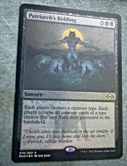 Patriarch's Bidding (Foil Etched) Modern Horizons 2 #275 NM FOIL LC1 - Image 1
