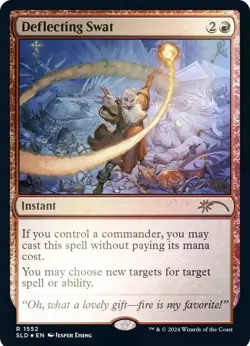 Deflecting Swat RAINBOW FOIL Secret Lair Artist Series Jesper Ejsing MTG Magic - Image 5