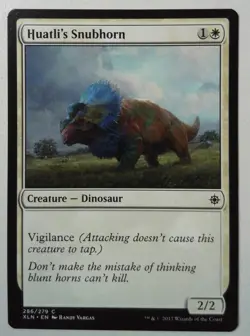 Huatli's Snubhorn *Common* Magic MtG x1 Ixalan - Image 1