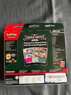 Charizard EX League Battle Deck Pokemon Factory Sealed TCG Level 3 - UK Seller - Image 2