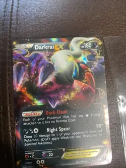 Pokemon TCG- Darkrai EX Legendary Treasures 88/113 Ultra Rare NM Sleeved - Image 4