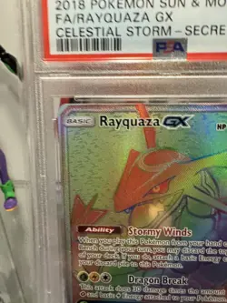 2018 Pokemon Sun & Moon Celestial Storm Rayquaza GX 177/168 PSA 9 - Image 2