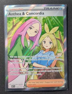 Anthea and Concordia 254/217 Ascended Heroes Pokemon TCG Full Art Trainer NM - Image 1