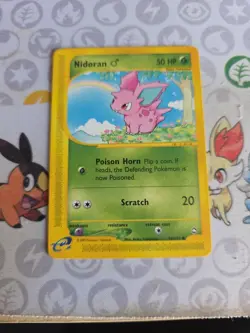 POKEMON NIDORAN 96/147 COMMON NEAR MINT - Image 1