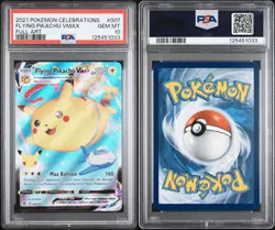 2021 POKEMON CELEBRATIONS #007 FULL ART/FLYING PIKACHU VMAX PSA 10 - Image 3