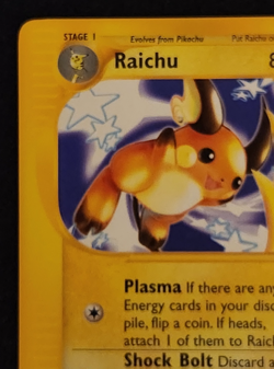 2002 Pokemon Expedition Base Set Raichu Rare 61/165 EX-NM - Image 2
