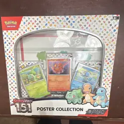 Pokemon TCG Scarlet & Violet 151 Box Bulbasaur Charmander Squirtle English - Image 1