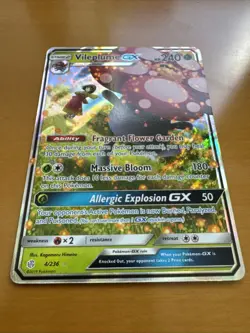Vileplume GX 4/236 Holo GX Rare Cosmic Eclipse Pokemon Holo Near Mint - Image 2