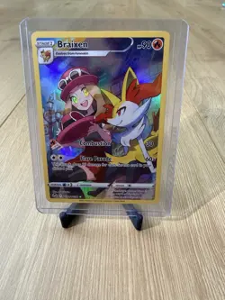 Pokemon Braixen Silver Tempest TG01/30 Ultra Rare Holo Stage 1 HP90 Flare Parade - Image 1