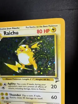 Pokemon Base Set 2 Raichu Holo 016/130 LP - Image 4