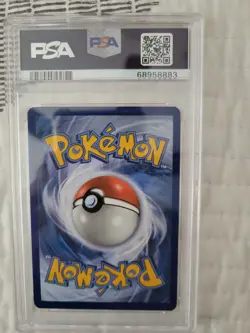 2016 POKEMON XY BLACK STAR PROMO POKEMON LEAGUE GYM BADGE-MISTY-HOLO PSA 8 - Image 2