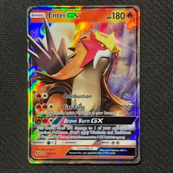 Entei GX 10a/73 Shining Legends Pokemon English Near Mint - Image 1