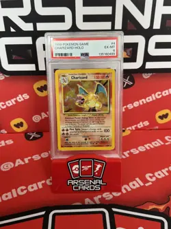Pokemon TCG 1999 Charizard Charizard Holo Rare Holo PSA 6 - Very good condition - Image 1