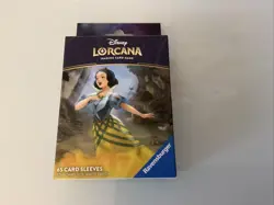 Disney Lorcana TCG Card Sleeves 65ct Ursulas Return Snow White - Image 1