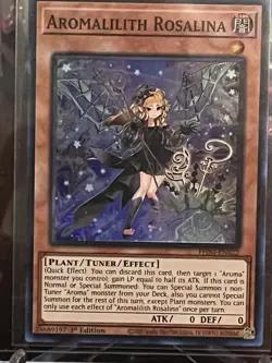 Yugioh! LP Aromalilith Rosalina - PHNI-EN022 - Super Rare - Image 1