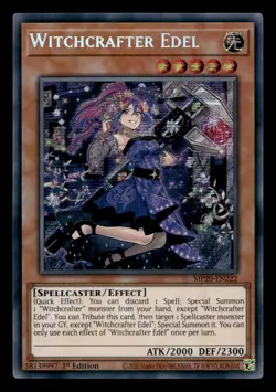 Witchcrafter Edel MP20-EN222 2020 Tin of Lost Memories Mega Pack Yu-Gi-Oh NM - Image 1