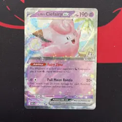Lillie's ex Clefairy 076/217 Pokemon TCG - Ascended Heroes Ultra Rare NM - Image 1