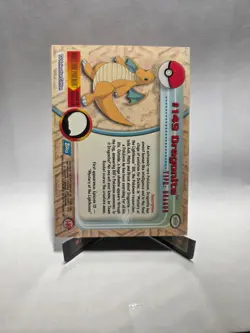 Dragonite Pokemon 1999 Topps Movie Evolution E12 NM - Image 2