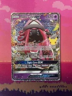 Pokemon Card Tapu Lele GX 60/145 Celebrations Ultra Rare NM - Image 1