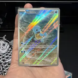 Pokemon Squirtle TCG Illustration Rare Scarlet & Violet 151 Card 170/165 NM/M - Image 1