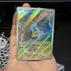 Pokemon Squirtle TCG Illustration Rare Scarlet & Violet 151 Card 170/165 NM/M - Image 2