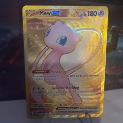 Mew 205/165 Scarlet & Violet 151 Gold Secret Rare Pokemon Card - Image 1