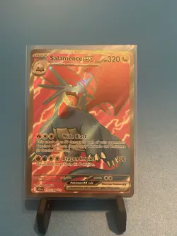Pokemon TCG Salamence EX Full Art Card Journey Together 187/159 - Image 1