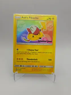 Ash's Pikachu TCG SM108 2017 Promo Card Pokemon 'I Choose You' Sealed - Image 1