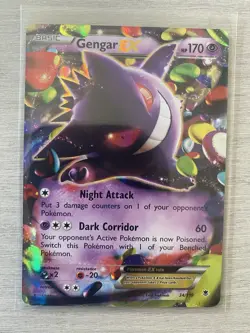 Pokemon Gengar EX 34/119 XY-Phantom Forces Ultra Rare Holo Card TCG Near Mint NM - Image 1