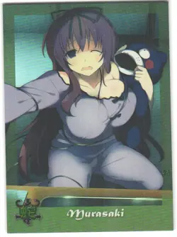 2016 Senran Kagura Murasaki # Estival Versus Super Rare Waifu Foil Card! - Image 1