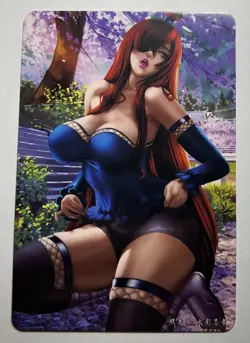 SEXY HEROINE WAIFU Mei Terumi NARUTO ACG PREMIUM HOLOFOIL CARD NM - Image 2