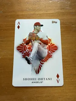 2023 Topps Series 1 All Aces Shohei Ohtani #AA-11 Purple Back - Image 1