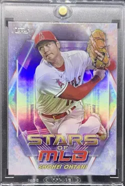 Shohei Ohtani RARE REFRACTOR INVESTMENT CARD TOPPS ANGELS DODGERS ROY MINT MVP - Image 1