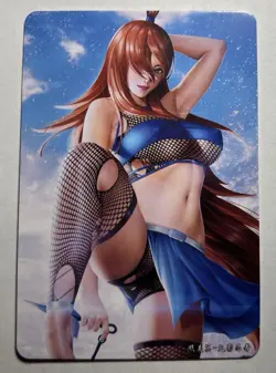 SEXY HEROINE WAIFU Mei Terumi NARUTO ACG PREMIUM HOLOFOIL CARD NM - Image 2