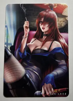 SEXY HEROINE WAIFU Mei Terumi NARUTO ACG PREMIUM HOLOFOIL CARD NM - Image 2