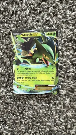 Pokemon Sceptile EX TCG Black Star Promo Holo Rare Card XY53 - Image 1