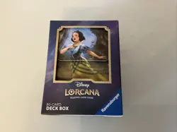 Disney Lorcana Snow White TCG Holds Stores 80 Card Deck Box NEW - Image 1