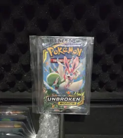 Pokemon Sun & Moon Unbroken Bonds New Sealed Unweighed Booster Pack - Image 1