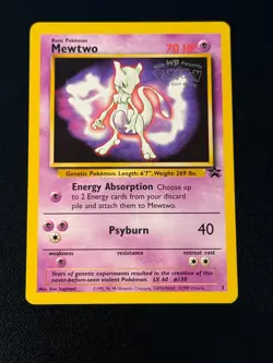 Mewtwo 3 Pokemon WotC WB The First Movie Promo - Image 1
