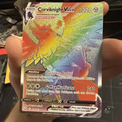 Pokemon - Corviknight VMAX (Secret) - 171/163 - SWSH05: Battle Styles - Holo NM - Image 1