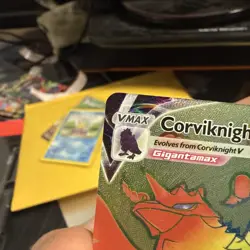Pokemon - Corviknight VMAX (Secret) - 171/163 - SWSH05: Battle Styles - Holo NM - Image 2