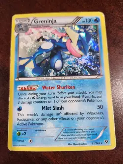 The Pokemon Company Greninja 41/146 XY Holo Rare English HP 130 Stage 2 2014 - Image 1