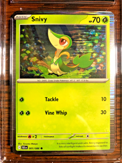 Snivy Tinsel Holo Promo #001|CGC GEM MINT 10|Unova Poster Collection|Pokemon TCG - Image 2