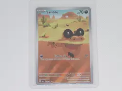 2025 POKEMON BLK EN-BLACK BOLT ILLUSTRATION RARE #135 SANDILE NM - Image 1