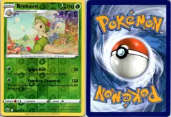 Breloom 004/172 R Brilliant Stars Pokemon Reverse Holo NM - Image 3