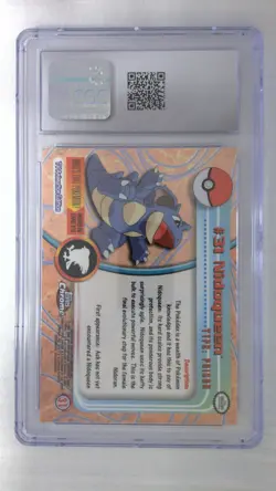2000 Pokemon Topps Chrome Series 1 Nidoqueen #31 CGC 8 - Image 2