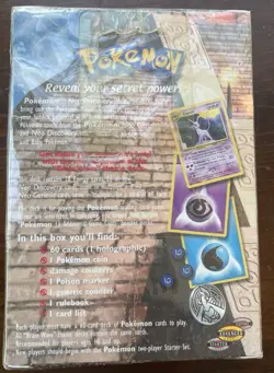 Pokemon Neo Discovery Brain Wave Theme Deck TCG Factory Sealed - Image 2