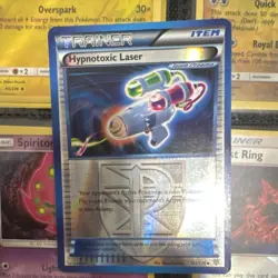 Pokemon Hypnotoxic Laser 123/135 Plasma Storm Reverse Holo Trainer Team Plasma - Image 1