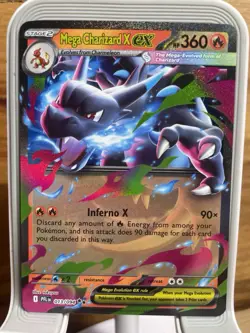 Mega Charizard X Ex #13 Pokemon Phantasmal Flames - Image 1