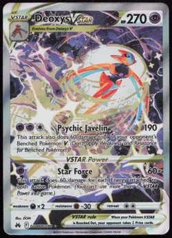 Deoxys VSTAR GG46/GG70 NM Crown Zenith Galarian Gallery VSTAR Rare Holo Pokemon - Image 1